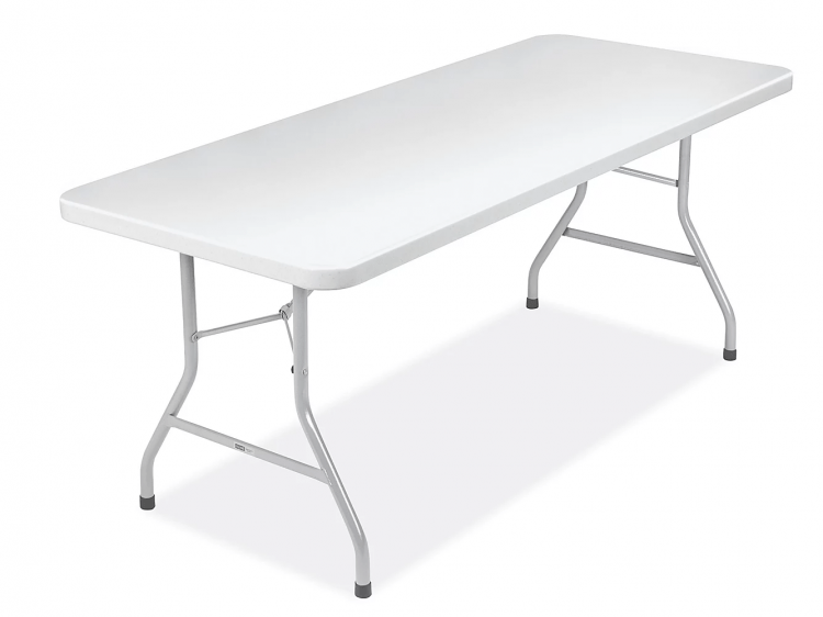 6ft White Table